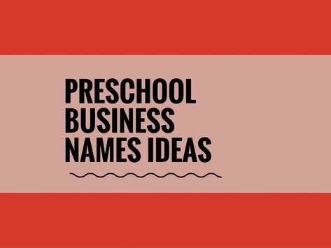 You’ve made the big decision to start your own preschool. Starting a Preschool can be most lucrative business for teacher type vision.A Creative name is the most important thing of marketing. Check here creative, best Preschool names ideas Names For Kindergarten, Kindergarten Names Ideas, How To Start A Preschool Business, Day Care Names Ideas, Preschool Names Ideas, Daycare Names Catchy, Preschool Classroom Names Ideas, Daycare Names Ideas, School Names Ideas