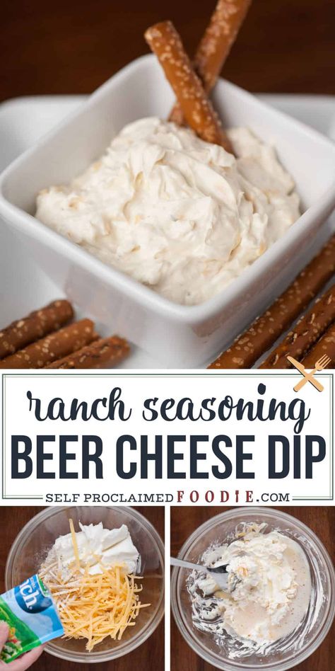 Beer Cheese Ranch Dip, Beer Dip Recipe With Cream Cheese, Beer Cheese Dip For Pretzels Cold, Dip For Beer Bread Easy Recipes, Easy Dips For Camping, Dips To Go With Beer Bread, Beer Bread Dip Recipe, Ranch Beer Cheese Dip, Chilled Dips