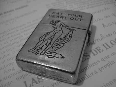 Let me win your heart and mind or I'll burn your goddamn hut down: Vintage Lighters Engraved Zippo, Engraved Lighter, Cool Lighters, Eat Your Heart Out, Zippo Lighter, How To Make Coffee, Heart And Mind, Sake, Vietnam