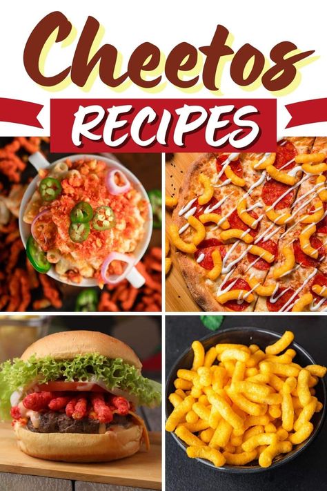 Try these easy Cheetos recipes for something different! From mozzarella sticks to pizza to fries, there are many tasty dishes to make using Cheetos. Cheeto Casserole, Cheetos Casserole, Cheetos Recipes, Homemade Cheetos, Recipes With Cheetos, Hot Fries Recipe, Home Made Cheetos, Recipes Using Cheetos, Hot Cheeto Burrito