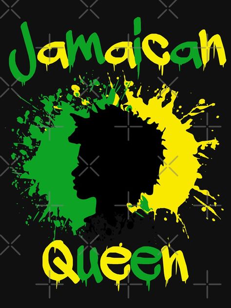 "Jamaican Queen - Proud Independent Jamaica Women" T-shirt by DoctorBirdsInk | Redbubble Jamaica Women, Women Essentials, Perfect Skin, Women T Shirt, Comfy Tees, Skin Color, Tshirt Colors, Jamaica, Top Artists