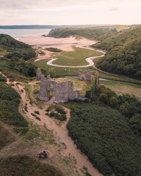 Wales Holiday, Gower Peninsula, Pembrokeshire Wales, Historical Places, Media Management, Book Writing, Brand Image, Historical Place, 12th Century