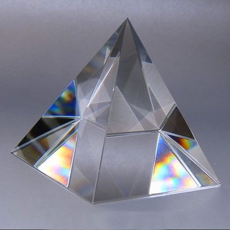 Jack Storms Glass, Visual Toys, Glass Pyramid, Crystal Pyramid, Logo Gifts, Decor Figurines, Clear Quartz Crystal, Glass Sculpture, Minerals Crystals