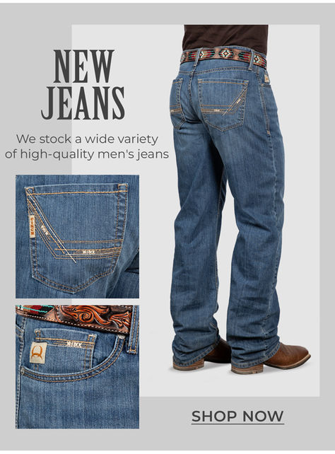 New CINCH Jean Arrivals Cinch Jeans, Mens Denim, Jeans Shop, Mens Jeans, Shop Now, For Men, Boots, Clothes