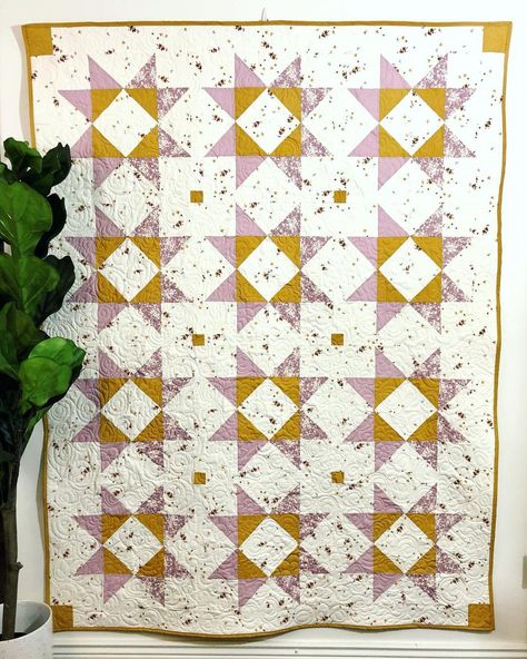 Wildflower Quilt, Pretty Quilt, Star Quilts, Compass, Wild Flowers, Lavender, On Instagram, Instagram