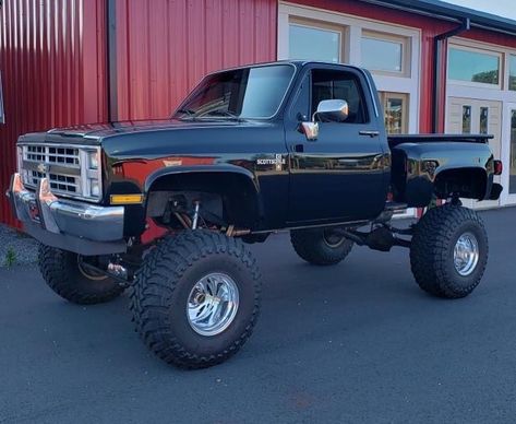 Chevy Trucks For Sale, 87 Chevy Truck, Chevy Stepside, Chevy 4x4, Chevy Classic, Mud Trucks, Luxury Vehicles, Lifted Chevy, Lifted Chevy Trucks