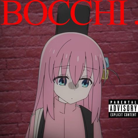 Anime Album Cover Art, Bocchi The Rock Album Cover, Anime Album Cover, Tw Aesthetic, Kessoku Band, Rock Background, Rock Album Covers, Album Artwork Cover Art, Arte 8 Bits