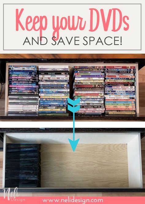 Find out how simple this DIY DVD and Blu-ray organization can be. This storage solution is ideal to organize movies for small spaces. The sleeves give you a lot of choices as to put them in cases, drawers or binders. #organization #diy #movies #dvd Binders Organization, Dvd Storage Ideas, Organize Dvds, Diy Dvd Storage, Diy Dvd, Dvd Organization, Cd Diy, Blu Ray Collection, Organizational Tips