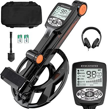 SUNPOW Foldable Metal Detector for Adults, Professional Waterproof Adjustable High Accuracy Folding Metal Detectors with LCD Display,DSP Chip, 11" Coil, 5 Mode,Lightweight Collapsible for Easy Travel Used Metal Detectors, Metal Detector Reviews, Metal Targets, Gold Detector, Metal Detectors, Metal Detector, How To Become Rich, Easy Travel, Lcd Monitor