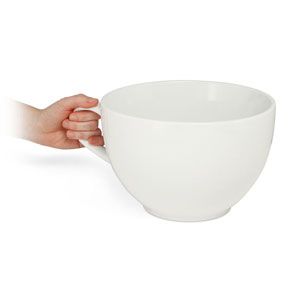 World's Largest Coffee Cup  For those mornings when I just can't poop. Weird Gadgets, Big Coffee, Think Geek, Large Coffee Mugs, Large Coffee, Cup Of Joe, Porcelain Mugs, Shopping App, Coffee Addict