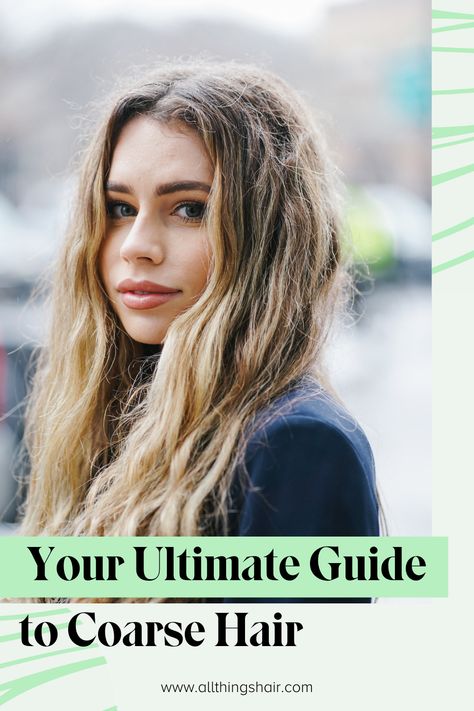 How To Get Dense Hair, Thick Hair Tips How To Manage, Thick Coarse Wavy Hair Products, How To Style Thick Long Hair, Thick Coarse Hairstyles Long, Dry Coarse Hair Remedies, Rough Hair, Haircut For Coarse Hair, Hairstyles For Coarse Thick Hair