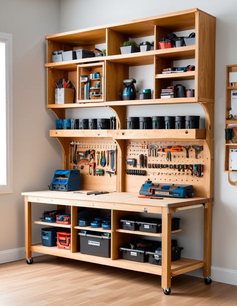 44 Workshop Design Ideas To Maximize Space, Efficiency, And Creativity Workshop Design Ideas, Workshop Interior, Organize Tools, Garage Storage Inspiration, Muji Home, Garage Organizing, Space Efficiency, Garage Organize, Workshop Studio