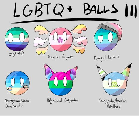 Thanks to @babywithagun34 for the idea for pangenders wings :), and let me know other identities i should do, i havent drawn this for a while but it was honestly so much fun :) Lgbtq Balls, Lgbt Ball, Pride Balls, Demi Girl, Lgbtq Stuff, Lgbtq Art, Cute Wolf Drawings, Lgbtq Quotes, Better Call Saul Breaking Bad