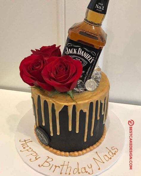 50 Bottle Cake Design (Cake Idea) - March 2020 Alcohol Bottle Cake, Kue Ulta, Liquor Bottle Cake, Birthday Cake Beer, Beer Bottle Cake, Alcohol Birthday Cake, Hennessy Cake, Liquor Cake, Alcohol Cake