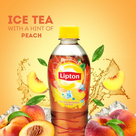 FROM WORK : Lipton Ice Tea (India) on Behance Lipton Ice Tea, Juice Ad, Peach Drinks, Lipton Tea, Peach Ice Tea, Graphic Design Infographic, Flavor Ice, Peach Juice, Flat Design Illustration