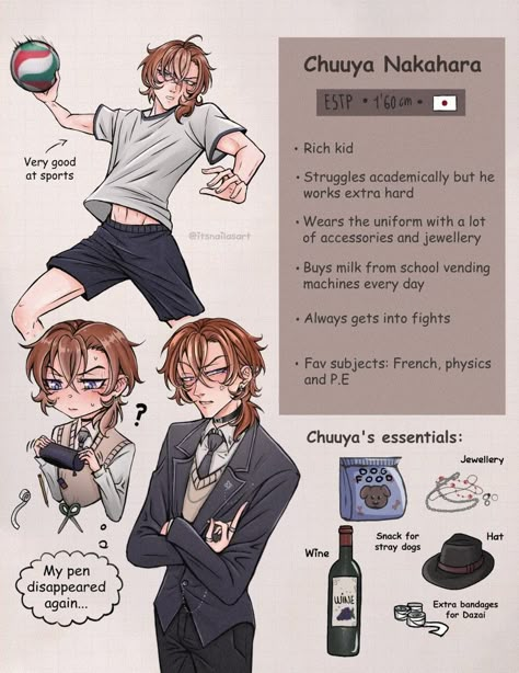 Bsd Chuuya, Hiro Big Hero 6, The Haircut, Bungou Stray Dogs Characters, Chuuya Nakahara, Silly Dogs, Bongou Stray Dogs, Stray Dogs Anime, I Have No Friends