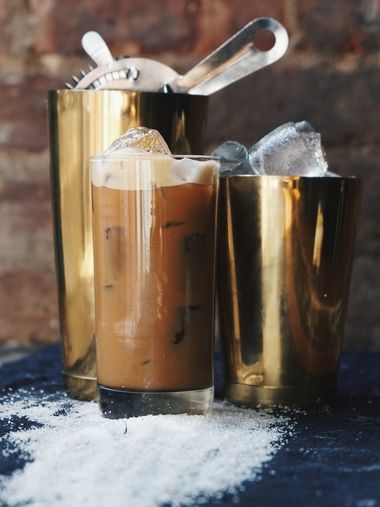 Sea Salt Shakerato Recipe | SAVEUR Shaken Coffee, Bean Pasta Recipes, Comfort Pasta, Fruit Appetizers, Vietnamese Iced Coffee, Coffee Supplies, Brunch Drinks, Vietnamese Coffee, Coffee Industry