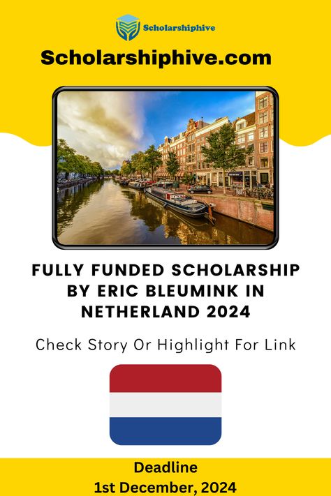 1. Eric Bleumink Scholarship
2. Scholarship opportunity
3. Study in the Netherlands
4. Fully funded scholarship
5. Global students
6. Academic excellence
7. Master's degree
8. Arts, Science, L.L.M.
9. University of Groningen
10. Top-ranked university
11. Online communities
12. Tuition fee coverage
13. Travel expenses
14. Higher education opportunities
15. International scholarships Undergraduate Scholarships, Tsinghua University, Volunteer Programs, University Degree, High Paying Jobs, The European Union, International Students, Utrecht, Undergraduate