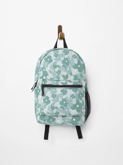 "Garden of Turquoise Teal and Pastel Blue Overlapped Florals, Cottagecore Aesthetic" Backpack for Sale by Romi Martinez | Redbubble Aesthetic Backpack, Cottagecore Aesthetic, Pastel Blue, Pastel, Backpacks, Turquoise, For Sale, Floral, Pattern