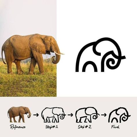 Elephant Logo Design, Animal Logo Inspiration, Ali Akbar, Make Your Own Logo, Logo Animal, Inspiration Logo Design, Logo Sketches, Logo Design Process, Elephant Logo