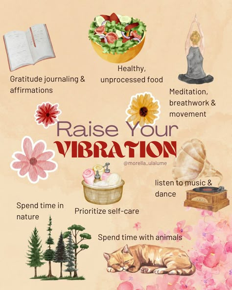 In this blog post we show you different ways to raise your vibration. Raising your frequency is essential for manifestation and using the law of attraction. Good vibes only. Good Vibrations Aesthetic, How To Raise Vibration, Raise Vibrational Frequency, How To Raise Your Vibration, High Vibration Aesthetic, Vibration Raising, Ways To Raise Your Vibration, Raising Your Vibration, Raise Vibration