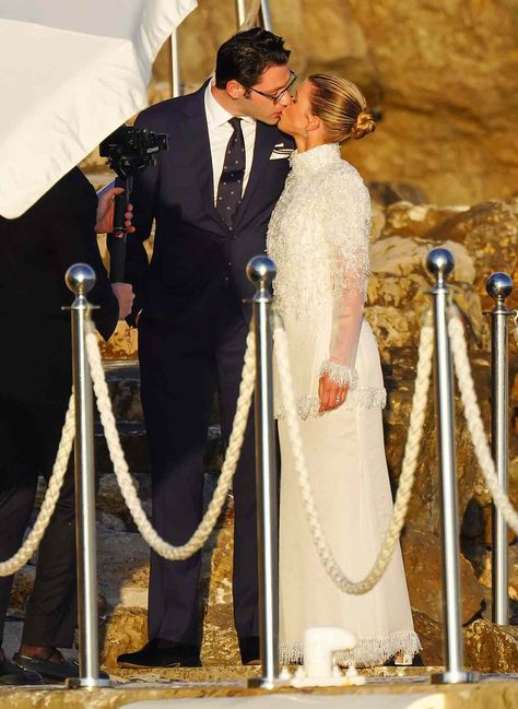 Sofia Richie Wedding, Elliot Grainge, Chanel Gown, Chanel Wedding, Sophia Richie, Antibes France, Ivory Gown, April Wedding, Wedding Week