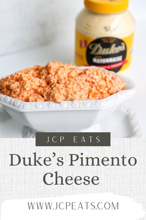 Pimento cheese with Duke’s Mayonnaise Recipe For Pimento Cheese Spread, Paminto Cheese Homemade, Pioneer Woman Pimento Cheese, How To Make Pimento Cheese, Newks Pimento Cheese, Homemade Pimento Cheese Recipe Easy, Pimento Cheese Recipe Without Cream Cheese, Pimento Cheese Recipe Pioneer Woman, Easy Pimento Cheese Recipe