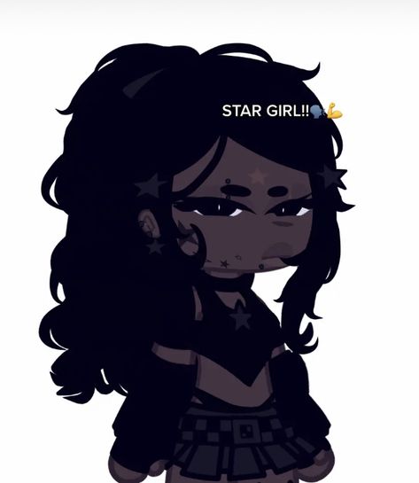 Gacha Black Hair Ideas, Black Gacha Characters, Gacha Life 2 Black Oc, Afro Gacha Life 2, Gacha Life 2 Black Hairstyles, Gacha Life Black Hair, Gl2 Oc Codes Hair, Black Gacha Oc, Gacha Club Oc Girl