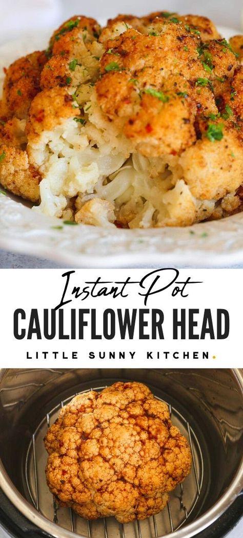 Instant Pot Cauliflower, Chicken Instapot, Instant Pot Veggies, Cauliflower Side Dish, Little Sunny Kitchen, Sunny Kitchen, Recipes Mexican, Best Instant Pot Recipe, Instant Pot Dinner Recipes