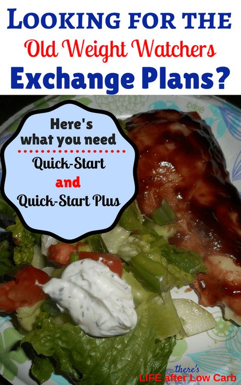 Looking for the Old Weight Watchers Exchange Plans: Quick-Start and Quick-Start Plus? Weight Watchers Points List, Weight Watchers Diet Plan, Weight Watchers Menu, Weight Watchers Program, Weight Watchers Plan, Weight Watchers Tips, Weight Watchers Meal Plans, Weight Watchers Snacks, Weight Watchers Recipes Desserts