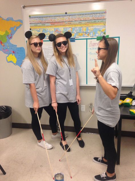 3 Blind Mice Costume Shrek, Book Week Trio Costume, Three Blind Mice Costume Shrek, 3 Blind Mice Costume Women, Blind Mouse Costume, Three Blind Mice Halloween Costumes, 3 Blind Mice Costume, Blind Mice Costume, Three Blind Mice Costume