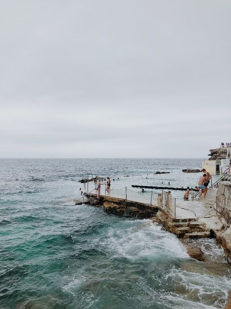 Bronte Beach Pools, Sydney, Australia Bronte Beach Sydney, Syd Core, 1990s Aesthetic, Feed Filler, Bronte Beach, Sydney Travel, Rock Pools, Coastal Landscape, Master Plan