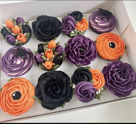 Buttercream Flowers, Cupcakes Decoration, Butter Cream, Frosting, Fondant, Dessert, Holidays, Baking, Cake