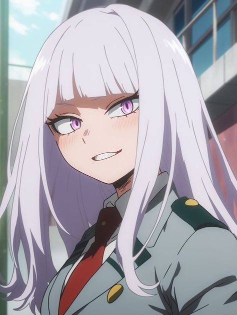 Mha Oc White Hair, Bnha Female Oc, Mha Hero Oc, Bnha Oc Female, Mha Oc Base Female, Oc Bnha Girl, Mha Oc Female, Oc Pfp, Red Aesthetic Grunge