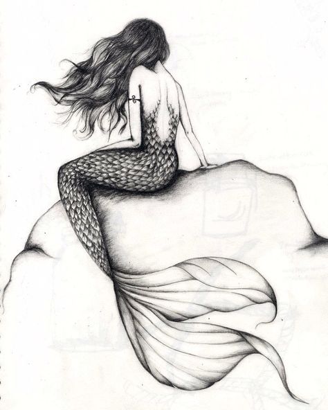 Mermaid Sketch, Mermaid Tattoo Designs, Mermaid Artwork, 얼굴 드로잉, Scale Drawing, Drawing Eyes, Couple Drawing, Mermaid Drawings, Mermaid Tattoo