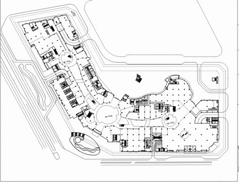 MixC Chengdu - Callison Architects Organic Plan, Retail Layout, Mall Plan, Residential Skyscraper, Shopping Mall Design, Museum Plan, Retail Architecture, Louis Kahn, Mall Design