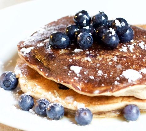 whole30 blueberry pancakes Whole 30 Blueberry Recipes, Whole 30 Waffles, Whole 30 Pancakes, Whole30 Pancakes, Whole 30 Breakfast Recipes, Whole30 Breakfast Recipes, Whole30 Breakfast, Eggs For Breakfast, Berry Breakfast