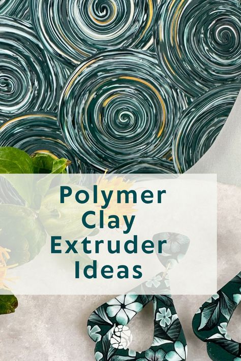 Discover creative polymer clay extruder ideas and techniques to add to your projects! From DIY texture tools to unique canes, this post looks at fun ways to use your polymer clay extruder. Whether you’re looking to add intricate borders, mimic other crafts, or make the most of your scrap clay, these ideas will inspire your next creation. Perfect for beginners and experienced clayers alike, this guide will help you take your polymer clay skills to the next level. Clay Extruder Ideas, Polymer Clay Extruder, Clay Extruder, Texture Tools, Creating Texture, Clay Texture, Polymer Clay Diy, Polymer Clay Tutorials, Clay Tools