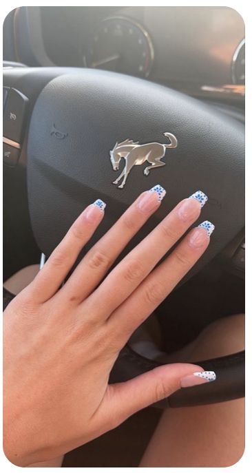 Nail Ideas For Florida Vacation, Fun Square Nails, Nails For Summer Vacation, Glitter Nails French, Matte Nails Glitter, Acrylic Nails Natural, Nails Metallic, Nails Holographic, Nails Gradient