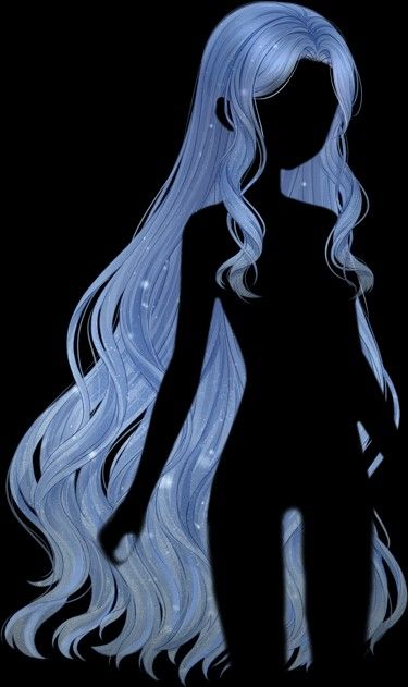 Girl Hair Drawing, Anime Long Hair, Pelo Anime, Manga Hair, Hair Sketch, Kawaii Hairstyles, Fantasy Hair, Anime Hair, Hair Reference