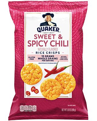 Sweet Spicy Chili, Chili Sweet, Chili Rice, Fructose Free, Rice Crisps, Rice Snacks, Pantry Food, Spicy Rice, Flavored Rice