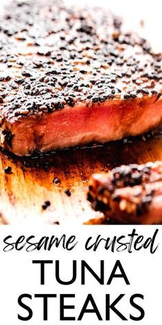 Sesame Encrusted Tuna, Yellow Fin Tuna Recipe Grilled, Bluefin Tuna Steak Recipes, Low Carb Tuna Steak Recipes, How To Cook Tuna Steaks In Oven, Seared Blue Fin Tuna Recipes, Best Tuna Steak Recipes, Yellow Fin Tuna Recipes, Blackfin Tuna Recipe