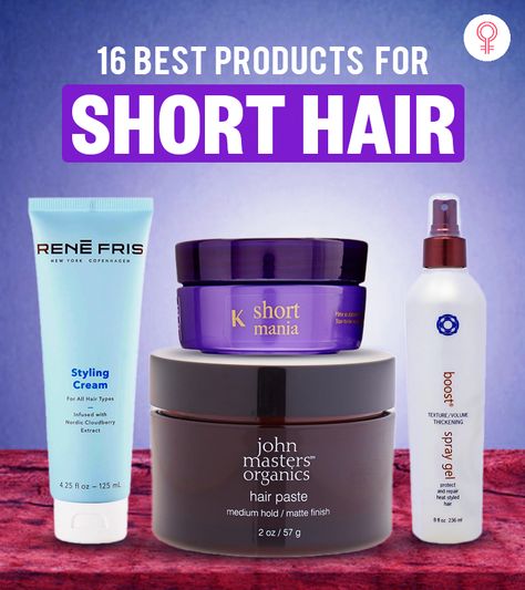 Styling Products For Short Hair, Products For Short Hair, Fine Flat Hair, Short Relaxed Hairstyles, Hair Paste, Short Spiky Hairstyles, Short Hairstyles Fine, Hair Style Korea, How To Curl Short Hair