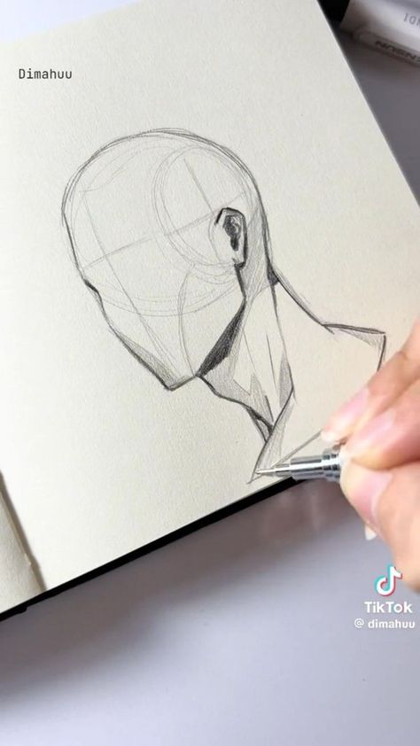 Anime Nose, Side Face, Buku Harry Potter, Drawing Tutorial Face, Character Artist, Cool Pencil Drawings, Art Tools Drawing, Sketches Tutorial, Easy Drawings Sketches