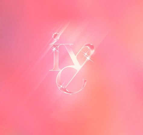 ive logo The Album Blackpink Cover, Kpop Quiz, Pastel Pink Icons:), Food Logo Design Inspiration, Valentine Poster, Logo Design Inspiration Creative, Book Cover Template, The Idol, Beautiful Logos Design