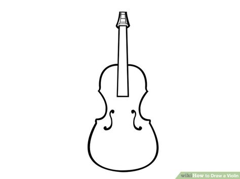 Violin Drawing Easy, Violin Drawing, Violin Pics, Tiny Violin, Drawing Room, Pictures To Draw, Violin, Easy Drawings, Don't Worry