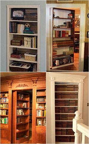 Bookshelf Door Secret, Secret Door Bookshelf, Secret Room Ideas, Secret Bookcase Door, Bookcase Door Diy, Secret Bookshelf Door, Hidden Bookshelf Door, Secret Room Doors, Hidden Bookshelf