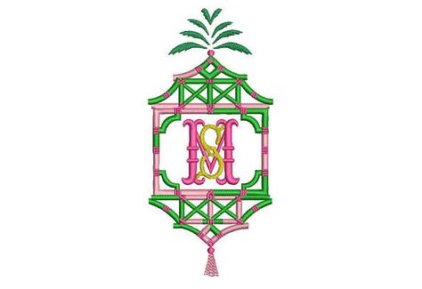 Chinoiserie Vase, Embroidery Download, Umbrella Designs, Chinoiserie Chic, Embroidery Monogram, File Design, Bamboo Frame, Sewing Material, Monogram Frame