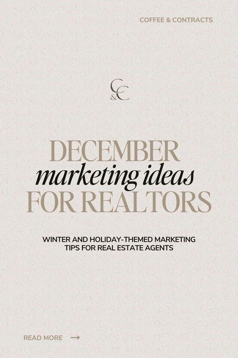 New Years Real Estate Post, Realtor Holiday Marketing, December Realtor Posts, December Real Estate Posts, Realtor Christmas Marketing, Holiday Real Estate Posts, Holiday Real Estate Marketing, Real Estate Post Ideas, December Coffee