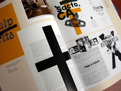 emigre 70 spread Type As Image, Modernist Typography, Health Magazine Layout, Type Layout, Experimental Type, Mind Art, Love Typography, Type Specimen, Magazine Spreads